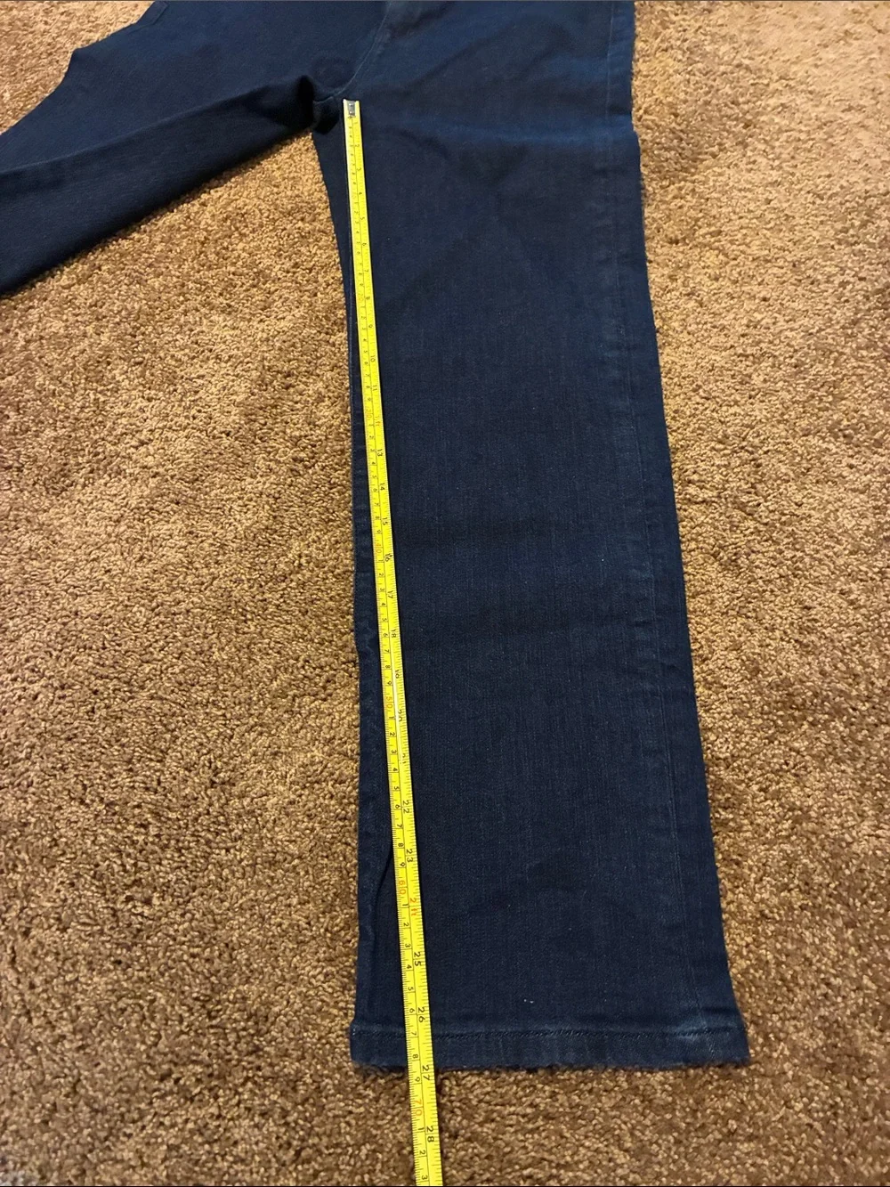 MICHAEL KORS. Size 2. Navy Straight-Leg Women's Jeans with Gold Hardware. Cute!